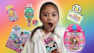 Tiara Sparkles Unboxing her Cute Toys