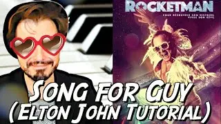 🎹ELTON JOHN (Song for Guy) - Piano Pop TUTO Facile Rocket Man