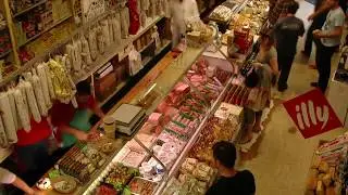 Interior of Molinari Deli San Francisco CA
