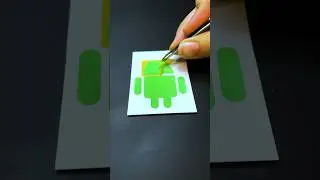 Drawing Android logo 📱 What&rsquo;s next? #art #creative #painting