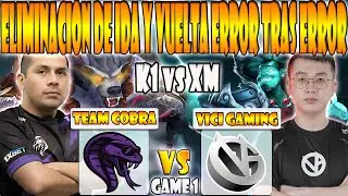 TEAM COBRA vs VICI GAMING BO3[GAME 1]ELIMINACION- K1, PIPI, MOOZ VS XM, LOU-FISSURE PLAYGROUND 2
