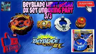 Beyblade Limit Break Dx Set Unboxing Part 3/3 | Helios Volcano Ou Zn' +Z & Hyperion Burn Cho Xc' +X