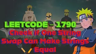 Check if One String Swap Can Make Strings Equal| Simple Approach | Leetcode 1790 | Code Genin