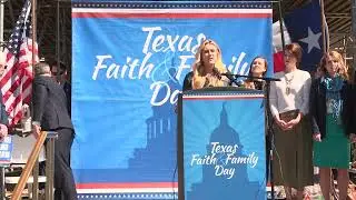 Lt. Gov. Dan Patrick, Rep. Valoree Swanson, Riley Gaines: Texas Faith & Family Day Rally