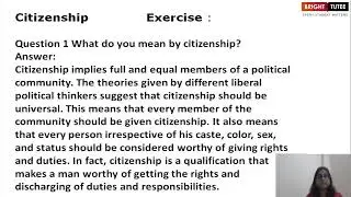 1 1 Topic 1  What is Citizenship, Types of Citizenship