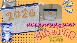 Make Your Own 2026 Calendar with Old A4 Papers | Simple & Aesthetic DIY