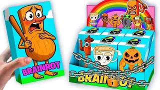 💖Paper DIY💖 UNBOXING All Italian Brainrot MYSTERY BOX! TUNG TUNG TUNG SAHUR,  Blind Box