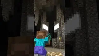 Minecraft Herobine Cave Mystery  #shorts  #minecraft