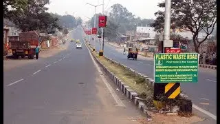 A state in India has turned 1,600 tons of Plastic trash into 620 miles of road