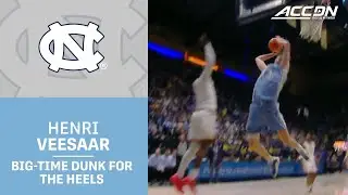 UNC Big Man Henri Veesaar Attacks The Rim
