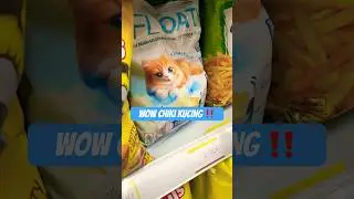 WAH ADA CIKI BUAT KUCING 😱 ⁉️ #chiki #snack #kucing