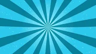 Blue Background Video Loop : Blue Sunburst With Star