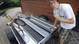 Przyczepa na 3 motocykle -Unitrailer Moto3 -Przyczepa lekka .Nie wymaga przeglądów technicznych