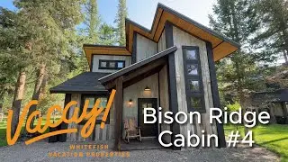 Bison Ridge Cabin #4 | Pet-Friendly Whitefish MT Cabin with Hot Tub, Fire Pit & Walking Trail