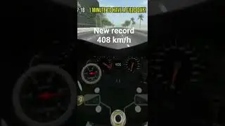 new record with Hayabusa terbo 408km/h