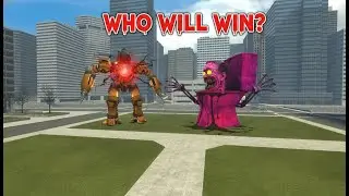 **GIANT DRILL BATTLE VS TOILET MONSTER|skibidi toilet  -garry'smod