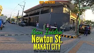 Strolled to the Decent Community Along NEWTON STREET in Makati City in the Philippines (587m)