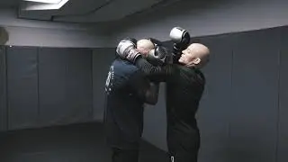 Striking with clinch
