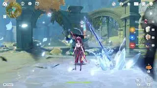 Rosaria Attacks, Skill, Burst Showcase | Genshin Impact