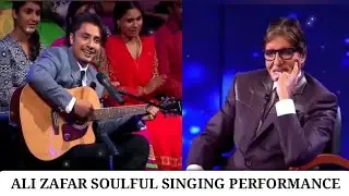 Ali Zafar Sings Medley of Amitabh Bachchan&rsquo;s hit songs - KBC 2014