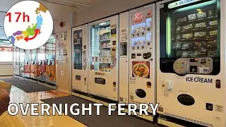 Japan&rsquo;s Incredible Vending machine Overnight ferry trip for 17 hours 🚢 Tokyo to Tokushima