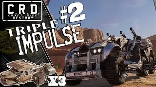 Crossout: [ HARPY & GL-55 x3 ] Triple Impulse #2 [ver. 0.10.50]