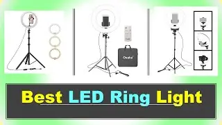 Top 6 Best LED Ring Light in India | CIRCLE LIGHT | RING LIGHT WITH TRIPOD STAND - रिंग लाइट