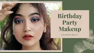 #Shorts    Birthday/Party Makeup Look | Cutcrease Makeup For Beginners | Desi Bong Beauty