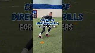 Change Of Direction Drills For Defenders #footballdrills #soccer #soccertraining #footballer