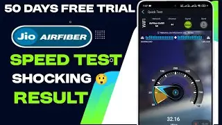 Jio AirFiber 50 Days Free Trial Speed Test |Different Types Test by Net velocity, Okhla,Google Fiber