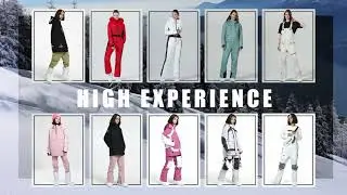 High Experience Ski Shop Women's Premium Winter Ski Snowsuit One Piece Jumpsuit Snowverb/Snowshred