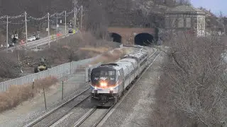Hudson Line Railfanning Amtrak & Metro North at Breakneck Ridge 03/22/2025
