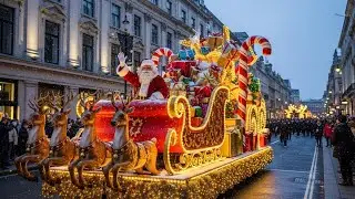 Father Christmas Parade in London ❄️🎅 | A Magical English Christmas