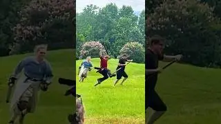 Don&rsquo;t mess with the dude with a big stick. #larp #dagorhir #boffer #fightinggame
