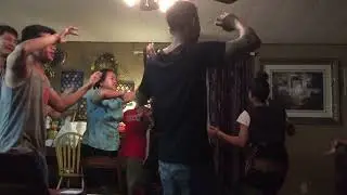 Dance practice at my house Feb 2017