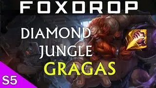 [S5] Jungle Gragas Commentary (Cinderhulk OP) - Diamond League of Legends