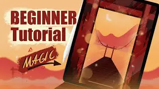 Easy Procreate Beginner Tutorial | How to draw a Magic Door with Procreate on your iPad