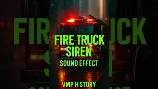 Fire Truck Siren Sound Effect | Loud Emergency Vehicle FX