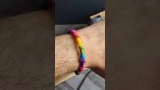 handmade paracord bracelet now available #shorts #handmade #paracord #bracelet #edc #asmr #worldwide