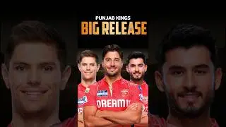 PBKS Released Players list for IPL 2026 #shorts #shortsfeed