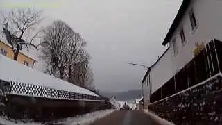 D: Zeegendorf. Gemeinde Strullendorf. Landkreis Bamberg. Ortsdurchfahrt. Dezember 2014