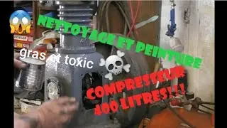 Comment remettre a neuf un compresseur 400 litres de 1952!!