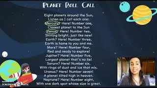 Solar System Vocabulary Words: August 3 - 7