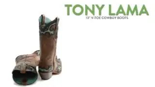 Tony Lama Cassidy Cowboy Boots - V-Toe (For Women)