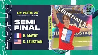 Les Petits As 2016 | Boys Semifinal | Harold Mayot vs. Stefan Leustian