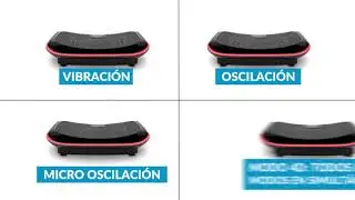Bluefin Plataforma Vibratoria de Fitness con Triple Motor 4D Masajes