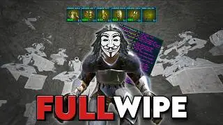 Como Un Solo de 10.901 Horas DOMINA un Wipe - INX Solo - FULL WIPE ARK PvP