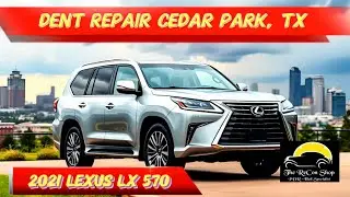 Sharp Hood Dent on a 2021 Lexus LX 570 | Paintless Dent Repair in Cedar Park, TX
