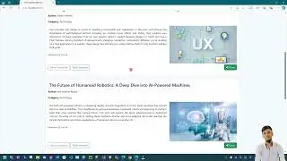 Personal Blog Website || ASP NET MVC