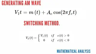 Switching Modulation Method- Mathematical Analysis